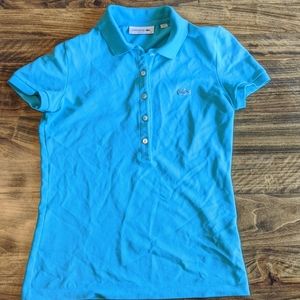 Lacoste SlimFit Stretch Mini Cotton Pique polo EUC